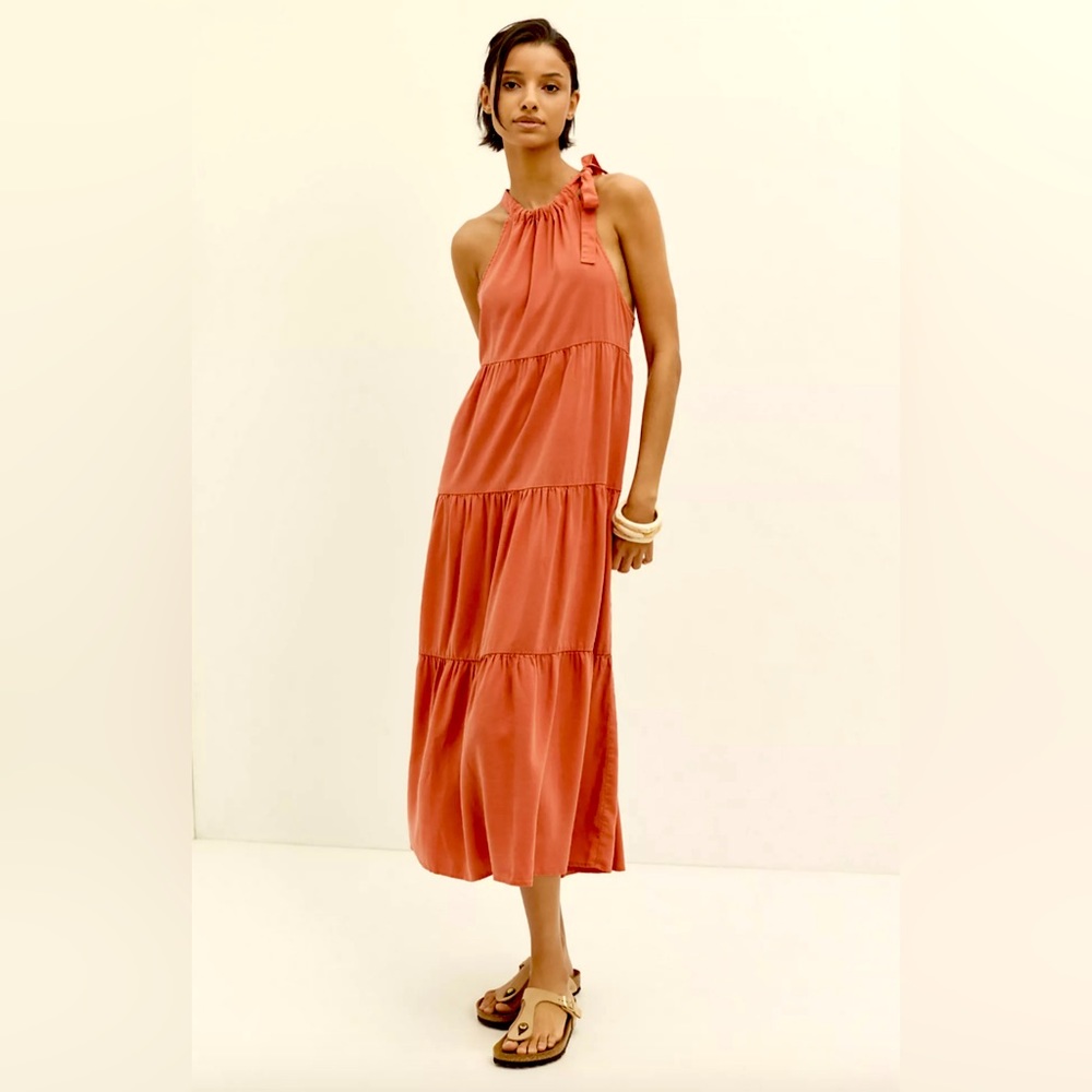 Cloth & Stone Halter Maxi Dress EUC XS